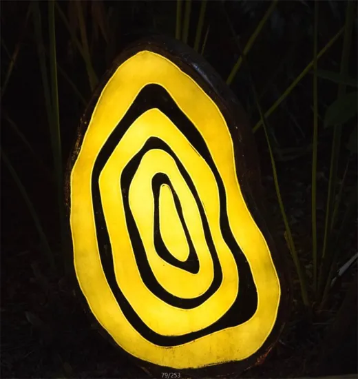 Wood Chip Annual Ring Light B