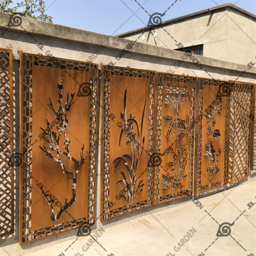 Decorative Laser Cut Metal Privacy Screens