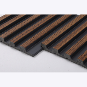 Lightweight PS Wall Panel Modern Interior Slats Design