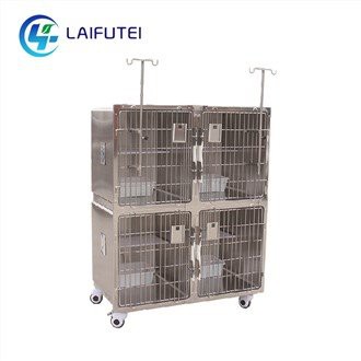 Combined Stainless Steel Cat Cages