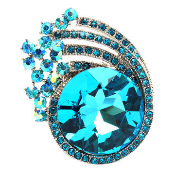 Stretch Ring, Made of Zinc Alloy with Rhinestone