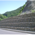 Cesta sextavada revestida de Gabion da rede de arame