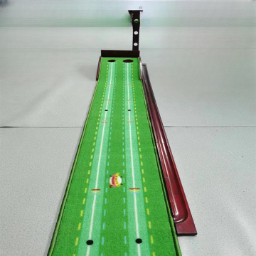 Hot Sale Foldable Wood Rack Golf Practice Mat for Indoor Putting Games