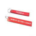 Fabric Woven Keychain Diy Fabric Strap Key Tag