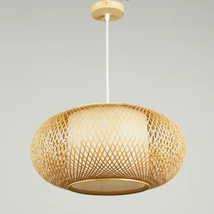 Modern bamboo chandelier lighting for tatami living room