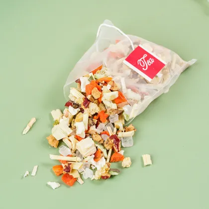 Mao Gen Bamboo Sugar Cane and Snow Pear Tea - Healthy Instant Bag Tea for Adults