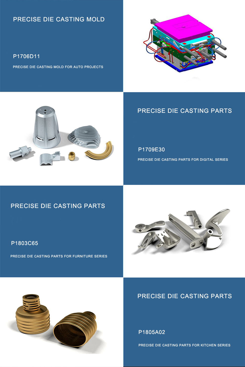 High precision metal mold 