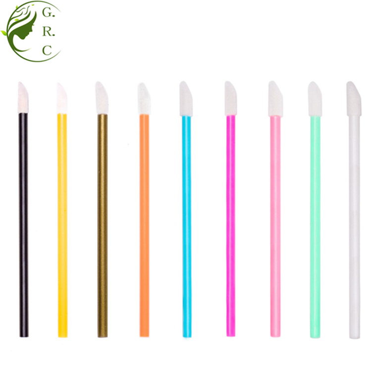 colorful lip brushes