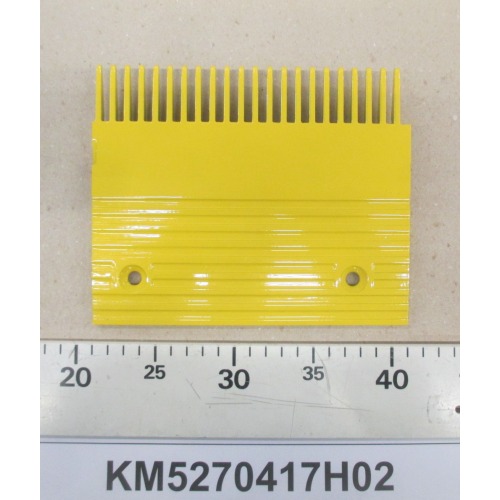 KM5270417H02 peine de aluminio amarillo para escaleras mecánicas kone