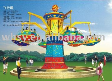 Most popular amusement park rides flying tower