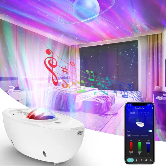 Star Laser Projector with White Noise Light