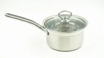 Stainless Steel Milk Pot With Lid And Handle