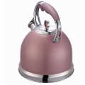 Whistling kettle anti-heat wood grain coated handle