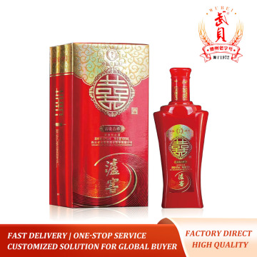 OEM 42% Vol Luzhou Baijiu Подарок на свадебное торжество