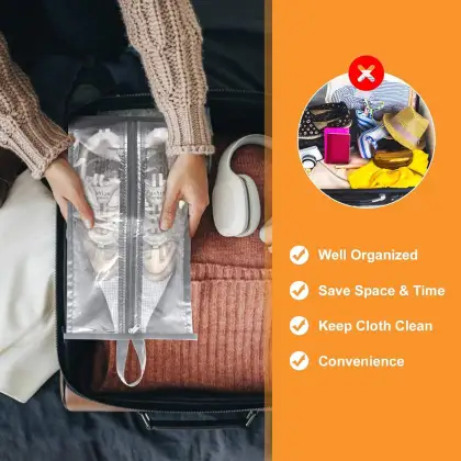 Large Multi-color Shoe Bags