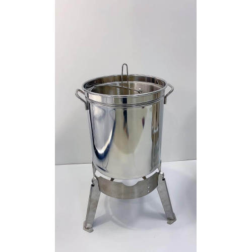 Large stainless steel turkey cooker pot