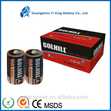 1.5V D size r20 um1 battery manufacturer