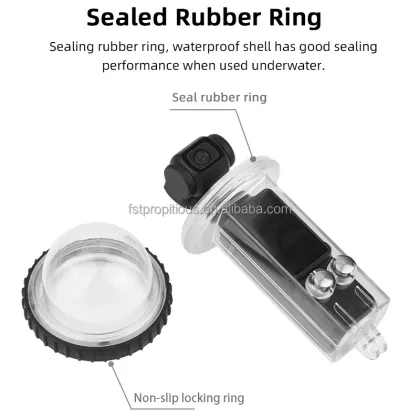 BRDRC Anti-Fog Waterproof Case for DJI Osmo Pocket 3 Camera