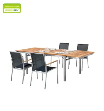 Fashionable Retractable Dining Table And Chair
