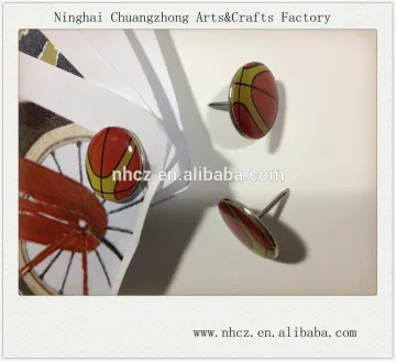 Basketball Design Shaped Customs Push Pin