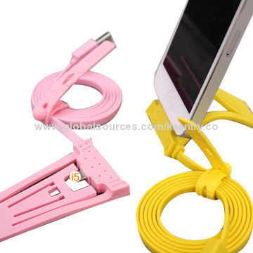 2014 Newest Design USB Data Cable with Charging Station, for iPhone