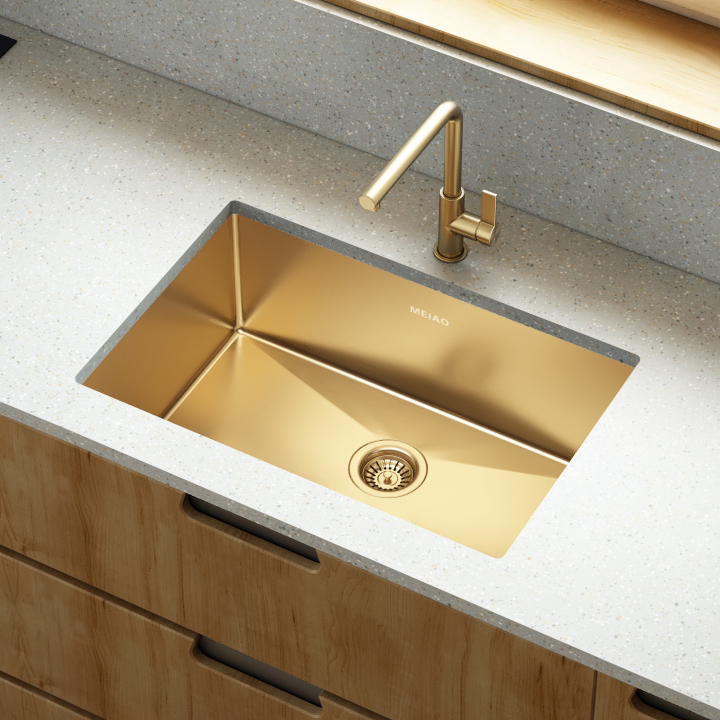 Sus304 Nano Single Bowl Undermount Handmade Kitchen Bucătărie