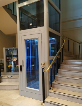 Product description Joymore-7A passes TUV electric passenger lift energy efficiency certification and obtains an A-level energy
