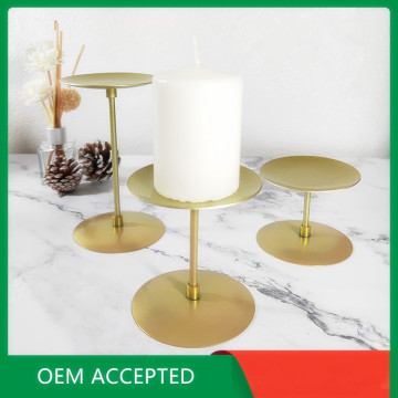 Giá đỡ nến kim loại chạy bằng bạc cho tealight