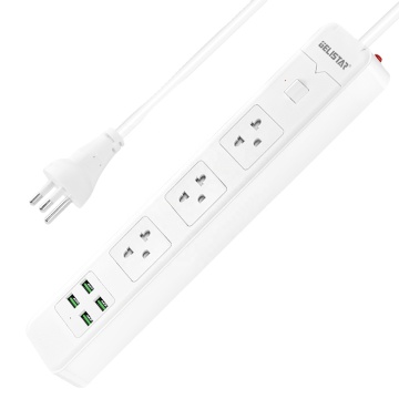 OEM 3 Way 4 USB Power Strip with Switch - Prix bon marché en Thaïlande