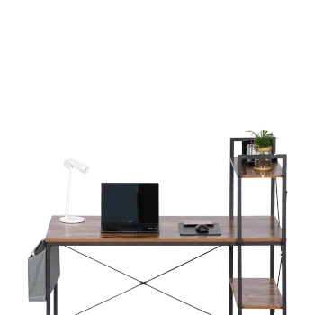 Wholesale Modern Home Office Desk with Wooden Structure, Storage Shelf, and Writing Table - Eisdir MSR2