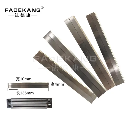 Serrated Blade Cutting Knife for Film and Plastic Packaging Machinery Spare Parts