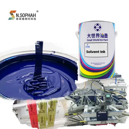 Direct Manufacturers Leather Printing Solvent Ink Screen Printing Solvent Ink