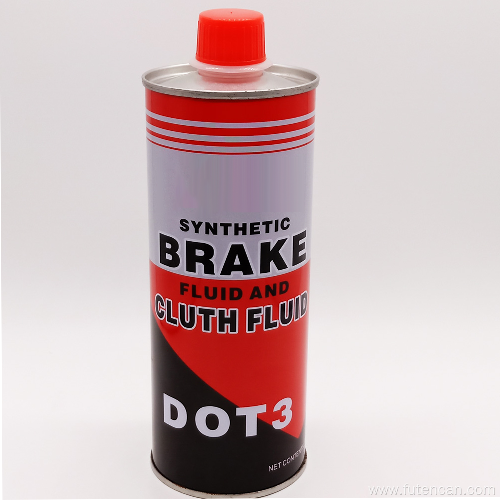 Brake Fluid Oil Packaging Tin Can