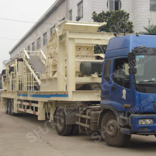 low power consumption PF series used mobile impact crusher