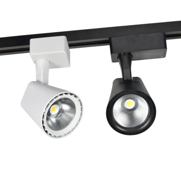 Anti-Glare COB Round Track LED Lights for Hotels, Offices, and Stores