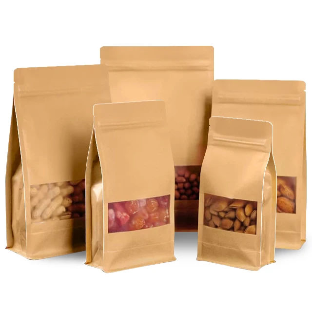 Kraft Stand Up Pouches
