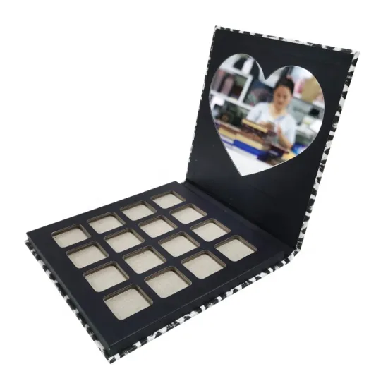 Eye shadow palette paper make up packaging boxes