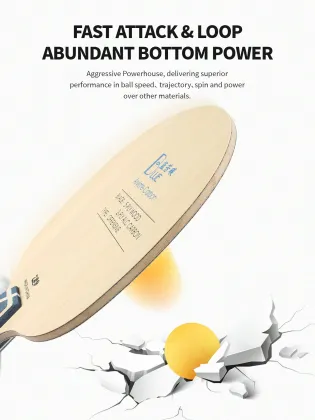 729 Table Tennis Blade With Carbon Blue ALC