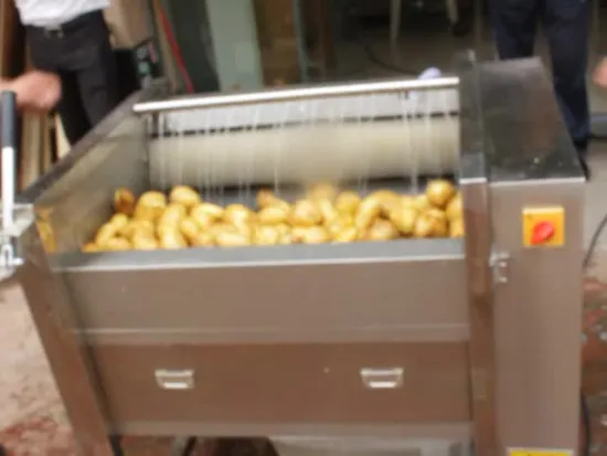Large Scale 700-800kg/h potato washing and peeling machine for Restaurant