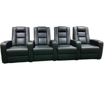 Electric Recliner Sofa with LED Lights for Modern Home Theater