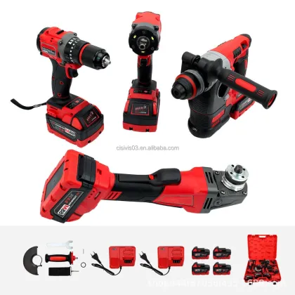 Milwaukee 4-Piece 18V Battery-Powered Tool Combo Kit