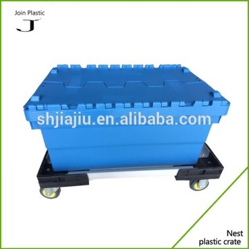 Storage moving plastic dolly