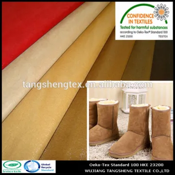 RPET suede fabric Brushed waterproof for shoes