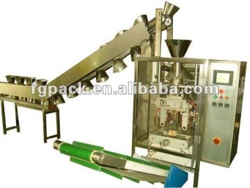 Chain bucket vertical packing machine line