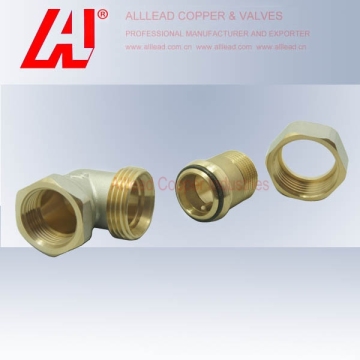 Brass Pipe Fitting Elbow 3 PCS Set