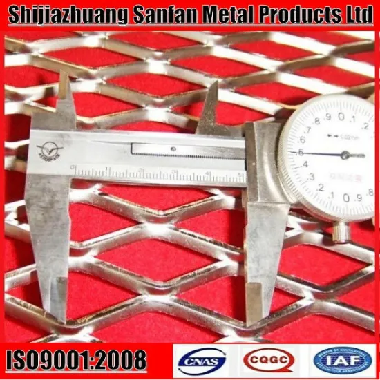 Expanded metal PVC covered 8mm walkway expanded metal lathing