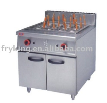 gas pasta cooker with cabinet