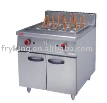gas pasta cooker with cabinet