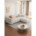 Sofá de estilo de nube de 3 plazas contemporáneo para interiores chic