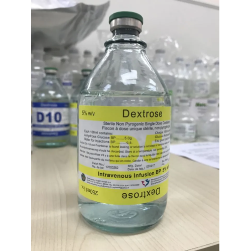 دكستروز 5% حقن زجاجي في الوريد